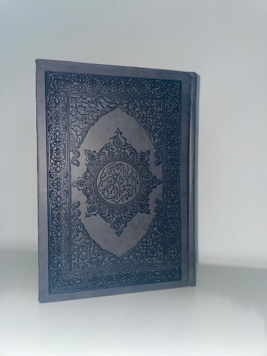 Black Luxury Quran with Golden Detailing